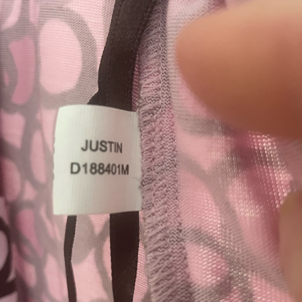 Diane Von Furstenberg Justin Silk Jersey Wrap Dress in Pink & Brown Circles - Picture 8 of 12